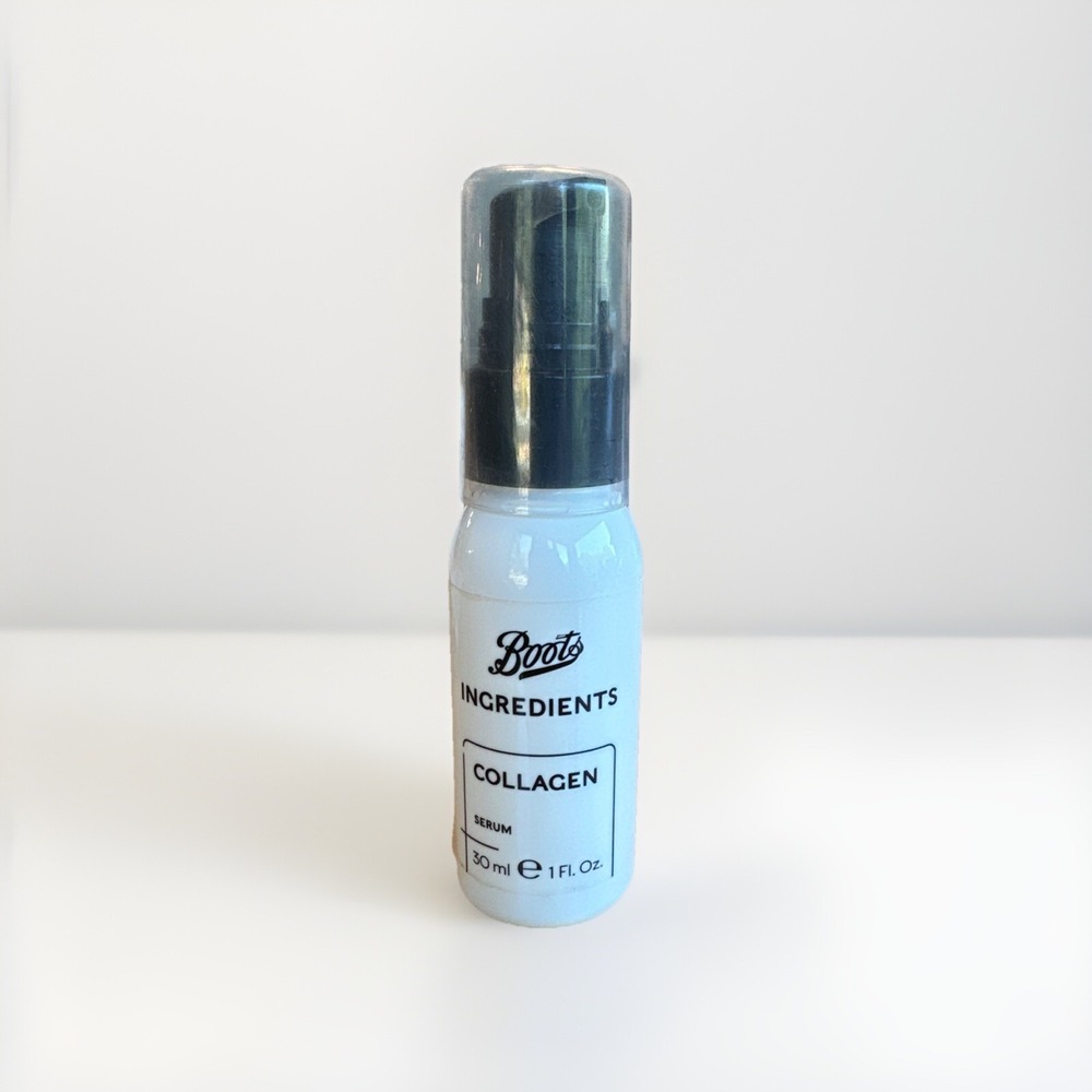 Boots Ingredients Collagen Serum 30ml For Healthy‎ Skin Acacia Collagen No Box
